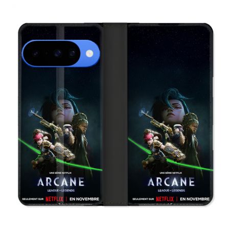 Housse cuir portefeuille Pour Google Pixel 10 Pro Arcane Affiche