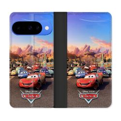 Housse cuir portefeuille Pour Google Pixel 10 Pro Cars Affiche