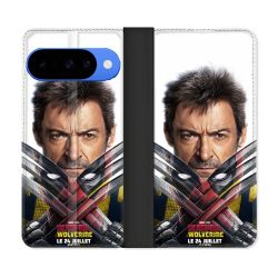 Housse cuir portefeuille Pour Google Pixel 10 Pro Deadpool Affiche