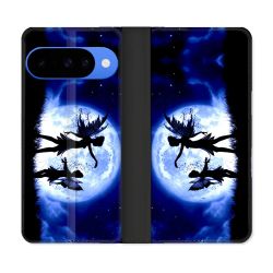 Housse cuir portefeuille Pour Google Pixel 10 Pro Fantastique Fee Lune