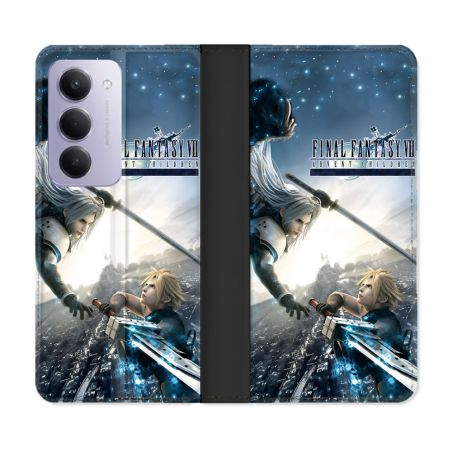 Housse cuir portefeuille Pour Xiaomi Redmi 15 4G Final Fantaisy