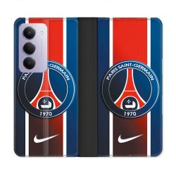 Housse cuir portefeuille Pour Xiaomi Redmi 15 4G Foot PSG 1970
