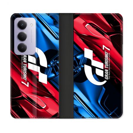 Housse cuir portefeuille Pour Xiaomi Redmi 15 4G Gran Turismo