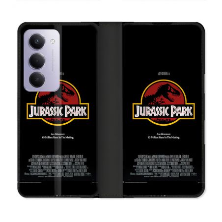 Housse cuir portefeuille Pour Xiaomi Redmi 15 4G Jurassic Park Affiche