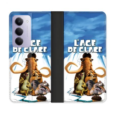 Housse cuir portefeuille Pour Xiaomi Redmi 15 4G L'âge de Glace Affiche