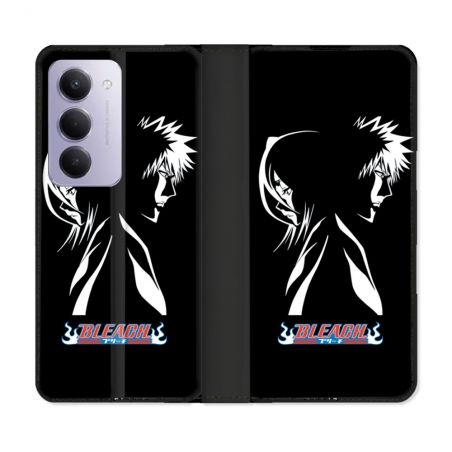 Housse cuir portefeuille Pour Xiaomi Redmi 15 4G Manga Bleach Duo