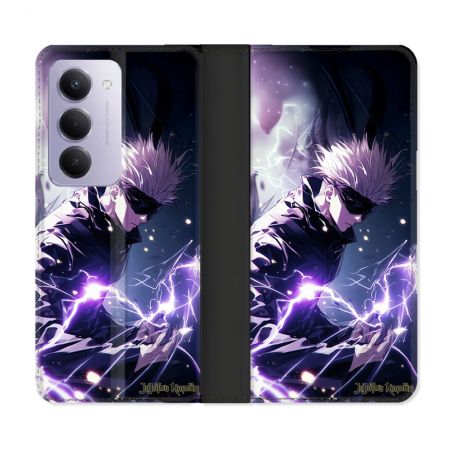 Housse cuir portefeuille Pour Xiaomi Redmi 15 4G Manga Jujutsu Kaisen Gojo Saturo
