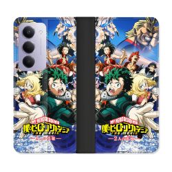 Housse cuir portefeuille Pour Xiaomi Redmi 15 4G Manga My Hero Academia Affiche