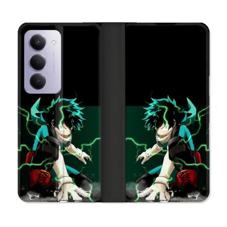 Housse cuir portefeuille Pour Xiaomi Redmi 15 4G Manga My Hero Academia Deku