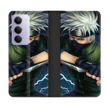 Housse cuir portefeuille Pour Xiaomi Redmi 15 4G Manga Naruto Kakashi