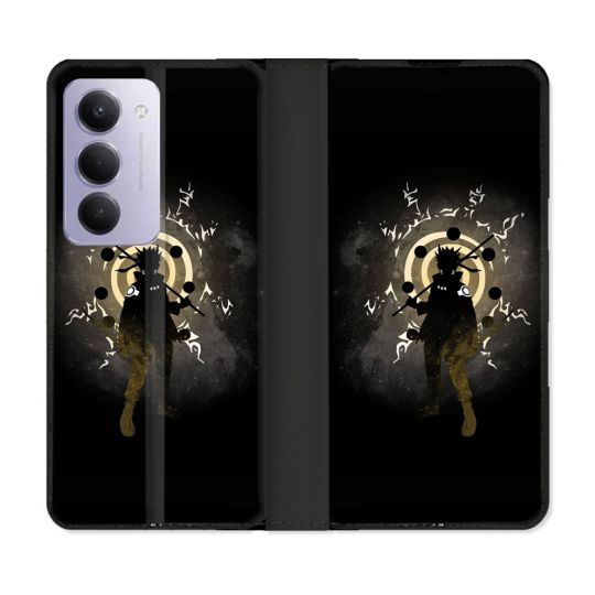 Housse cuir portefeuille Pour Xiaomi Redmi 15 4G Manga Naruto Sage