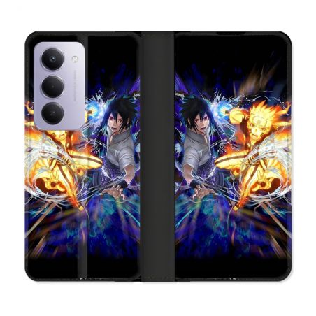 Housse cuir portefeuille Pour Xiaomi Redmi 15 4G Manga Naruto VS