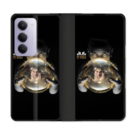 Housse cuir portefeuille Pour Xiaomi Redmi 15 4G Musique Jul Affiche