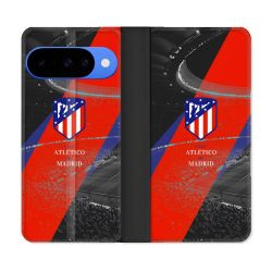 Housse cuir portefeuille Pour Google Pixel 10 Pro Foot Athletico Madrid