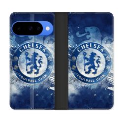 Housse cuir portefeuille Pour Google Pixel 10 Pro Foot Chelsea