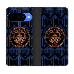 Housse cuir portefeuille Pour Google Pixel 10 Pro Foot Manchester City