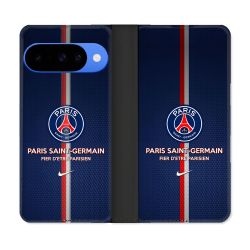 Housse cuir portefeuille Pour Google Pixel 10 Pro Foot PSG Fier