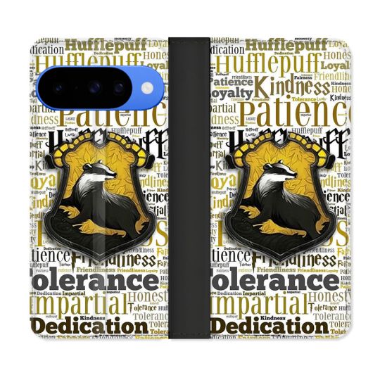 Housse cuir portefeuille Pour Google Pixel 10 Pro Harry Potter Poursouffle