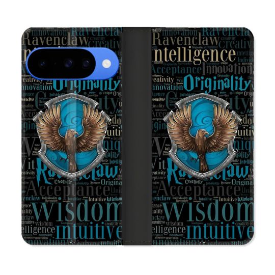 Housse cuir portefeuille Pour Google Pixel 10 Pro Harry Potter Serdaigle