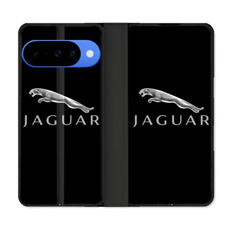 Housse cuir portefeuille Pour Google Pixel 10 Pro Jaguar
