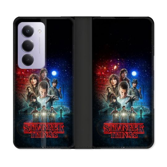 Housse cuir portefeuille Pour Xiaomi Redmi 15 4G Stranger Things Affiche 1