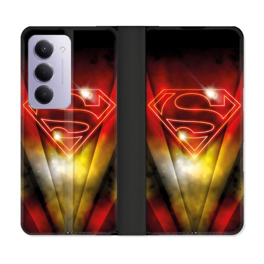 Housse cuir portefeuille Pour Xiaomi Redmi 15 4G Superman Logo
