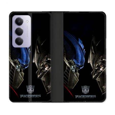 Housse cuir portefeuille Pour Xiaomi Redmi 15 4G Transformers