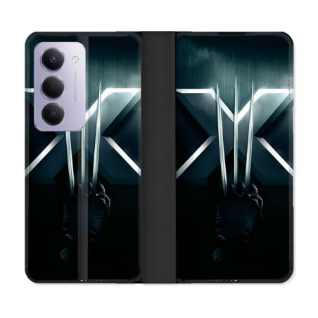 Housse cuir portefeuille Pour Xiaomi Redmi 15 4G Xmen