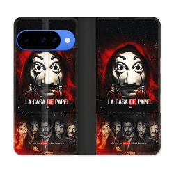 Housse cuir portefeuille Pour Google Pixel 10 Pro La Casa De Papel