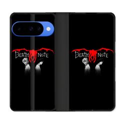 Housse cuir portefeuille Pour Google Pixel 10 Pro Manga Death Note Noir