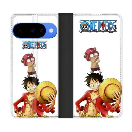 Housse cuir portefeuille Pour Google Pixel 10 Pro Manga One Piece Chopper