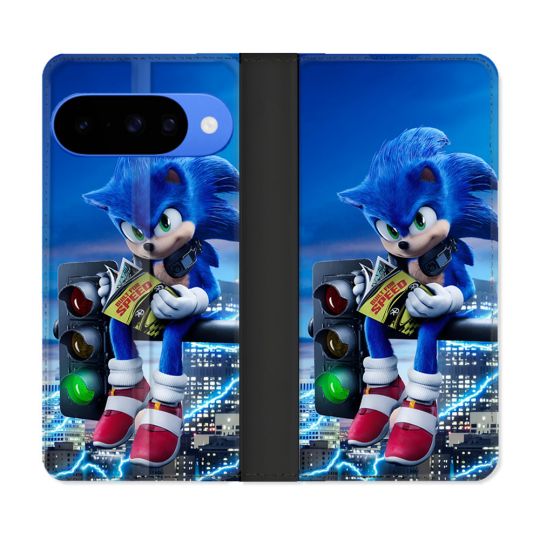 Housse cuir portefeuille Pour Google Pixel 10 Pro Sonic