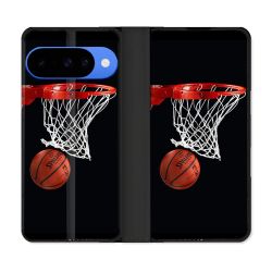 Housse cuir portefeuille Pour Google Pixel 10 Pro Sport Basket Panier