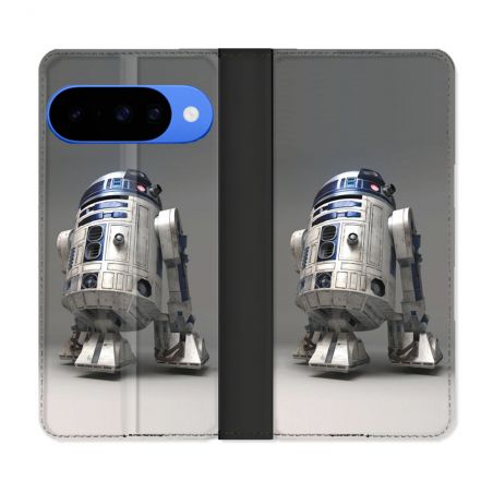 Housse cuir portefeuille Pour Google Pixel 10 Pro Star Wars - R2D2