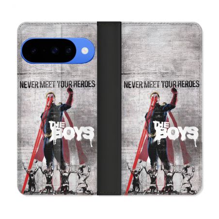Housse cuir portefeuille Pour Google Pixel 10 Pro The Boys Affiche