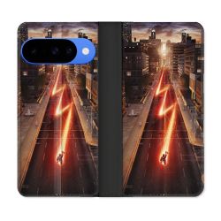 Housse cuir portefeuille Pour Google Pixel 10 Pro The Flash City