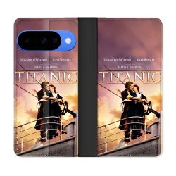 Housse cuir portefeuille Pour Google Pixel 10 Pro Titanic