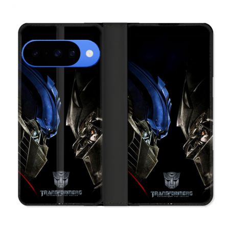Housse cuir portefeuille Pour Google Pixel 10 Pro Transformers