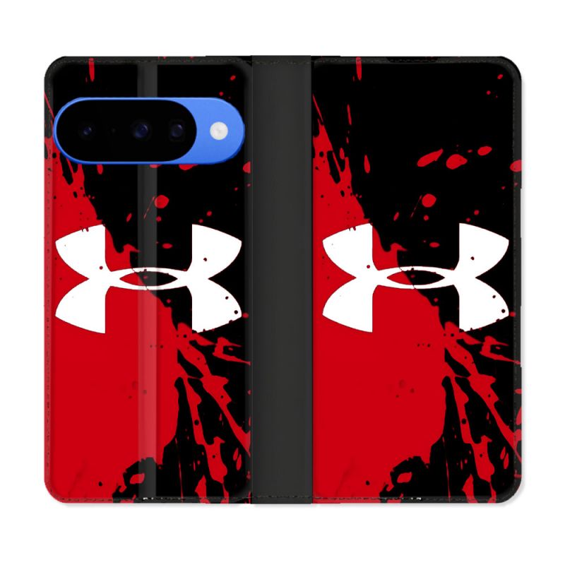 Housse cuir portefeuille Pour Google Pixel 10 Pro Under Armour