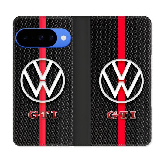 Housse cuir portefeuille Pour Google Pixel 10 Pro Volkwagen Line