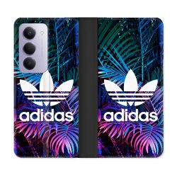 Housse cuir portefeuille Pour Xiaomi Redmi 15 5G Adidas Palmier