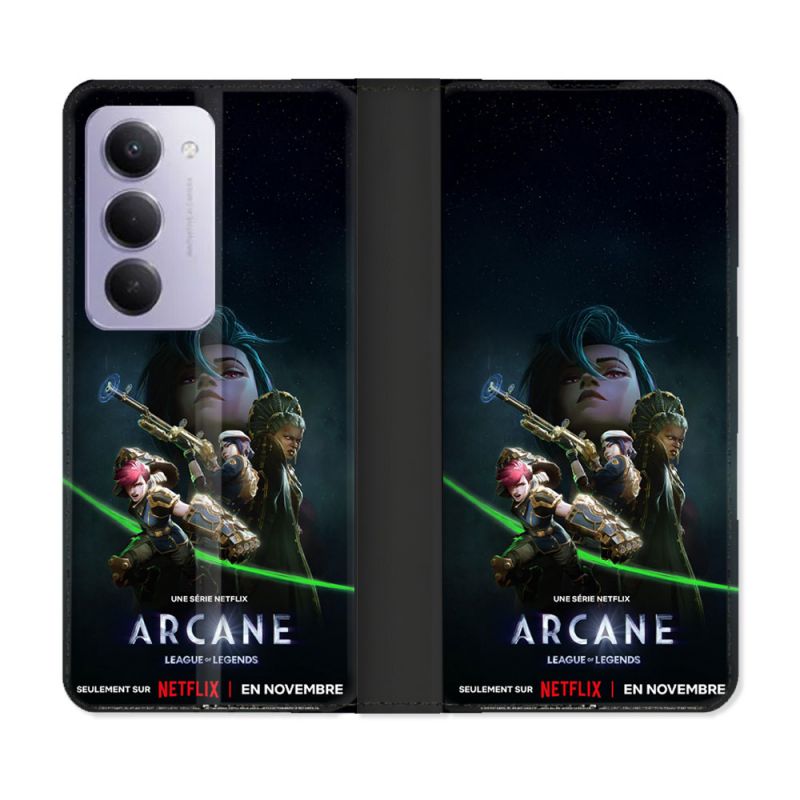 Housse cuir portefeuille Pour Xiaomi Redmi 15 5G Arcane Affiche