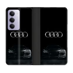 Housse cuir portefeuille Pour Xiaomi Redmi 15 5G Audi