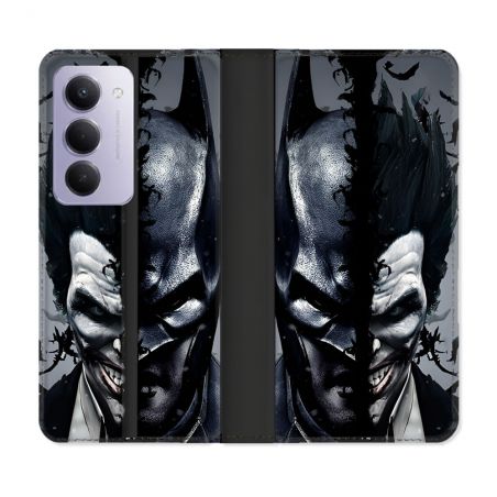 Housse cuir portefeuille Pour Xiaomi Redmi 15 5G Batman Joker