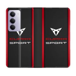 Housse cuir portefeuille Pour Xiaomi Redmi 15 5G Cupra