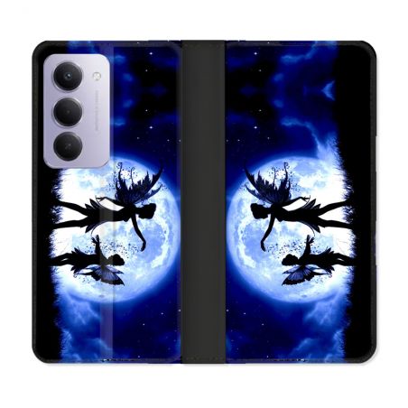 Housse cuir portefeuille Pour Xiaomi Redmi 15 5G Fantastique Fee Lune