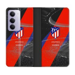 Housse cuir portefeuille Pour Xiaomi Redmi 15 5G Foot Athletico Madrid