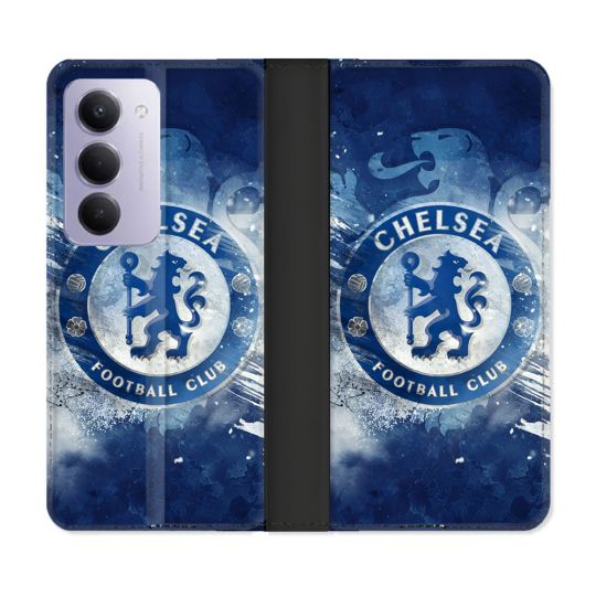 Housse cuir portefeuille Pour Xiaomi Redmi 15 5G Foot Chelsea