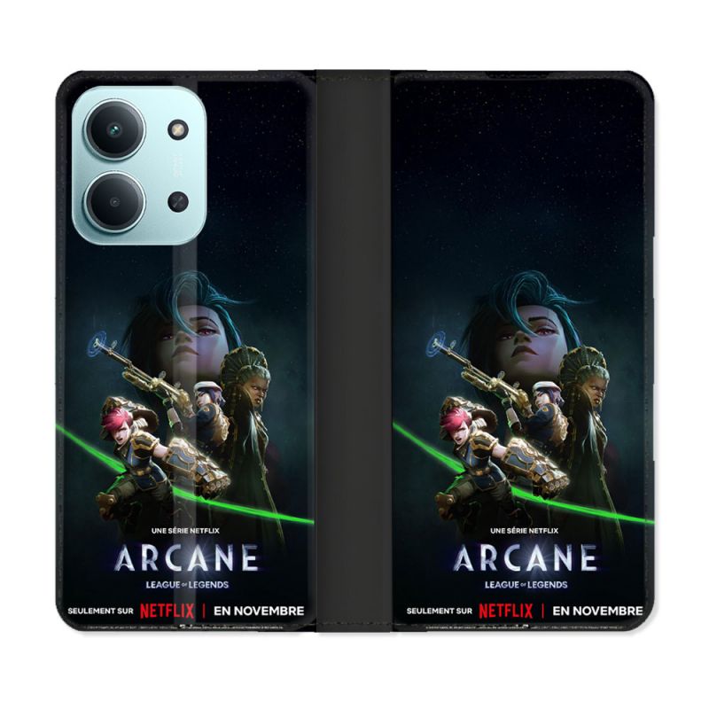 Housse cuir portefeuille Pour Xiaomi Redmi 15C 4G Arcane Affiche