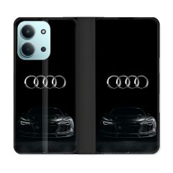 Housse cuir portefeuille Pour Xiaomi Redmi 15C 4G Audi
